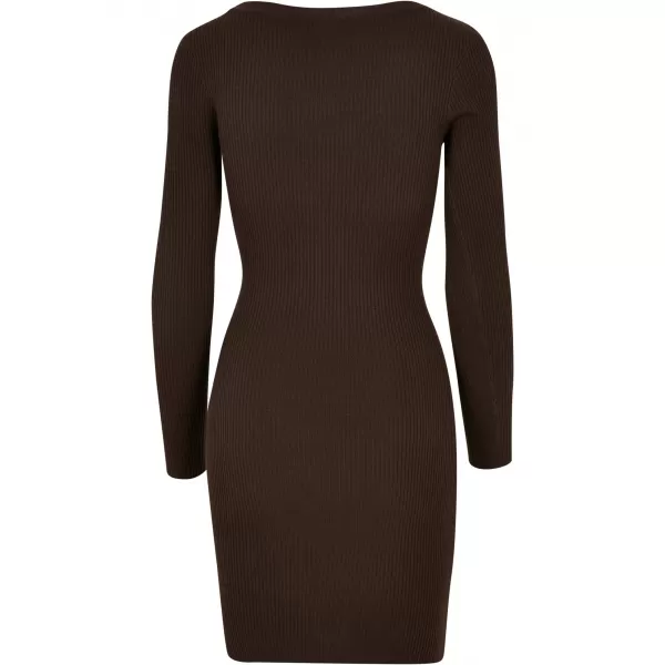  Dámské šaty URBAN CLASSICS TB1742 BROWN 