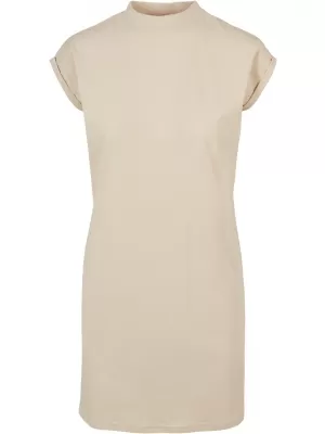 Dámské šaty URBAN CLASSICS TB1910 BÉŽOVÁ