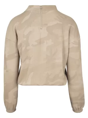 Dámská mikina URBAN CLASSICS TB1722 SAND CAMO