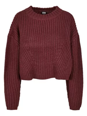 Dámský svetr URBAN CLASSICS TB2359 CHERRY