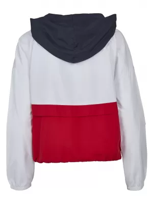 Dámská bunda URBAN CLASSICS TB2010 NAVY/WHITE/FIRE RED