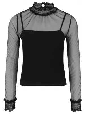 Dámská halenka URBAN CLASSICS TB2324 BLACK