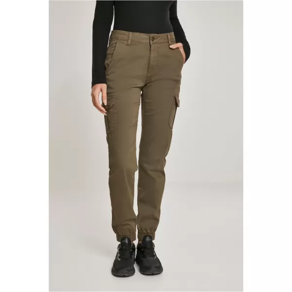  Dámské kalhoty URBAN CLASSICS TB3048 OLIVE 