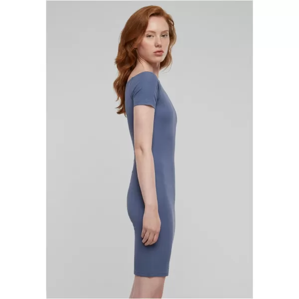  Dámské šaty URBAN CLASSICS TB1501 VINTAGE BLUE 