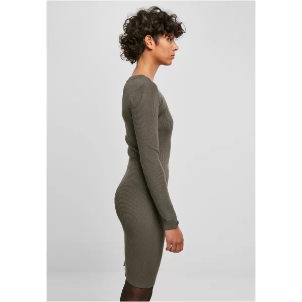  Dámské šaty URBAN CLASSICS TB1742 OLIVE 