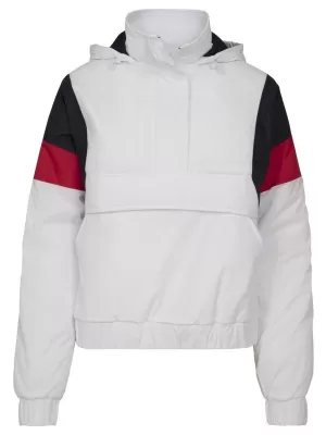 Dámská bunda URBAN CLASSICS TB2445 WHITE/NAVY/FIRE RED