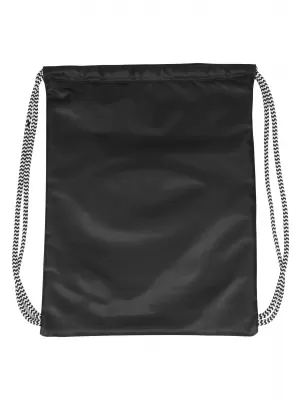 Sportovní vak URBAN CLASSICS TB1687 BLACK/BLACK/WHITE