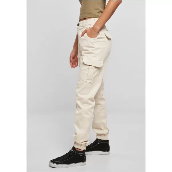  Dámské kalhoty URBAN CLASSICS TB3048 WHITE/SAND 