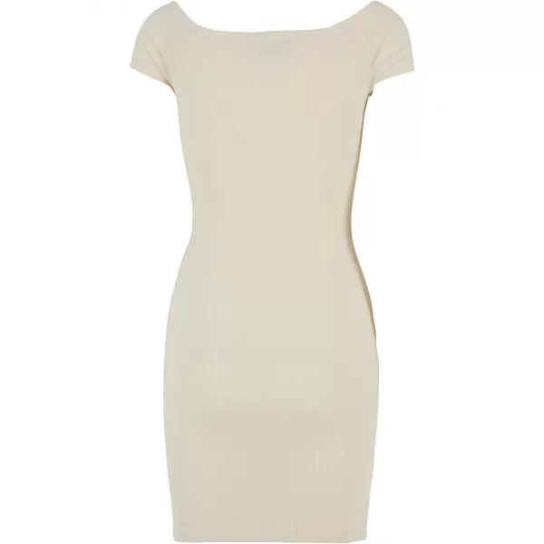  Dámské šaty URBAN CLASSICS TB1501 WHITE/SAND 