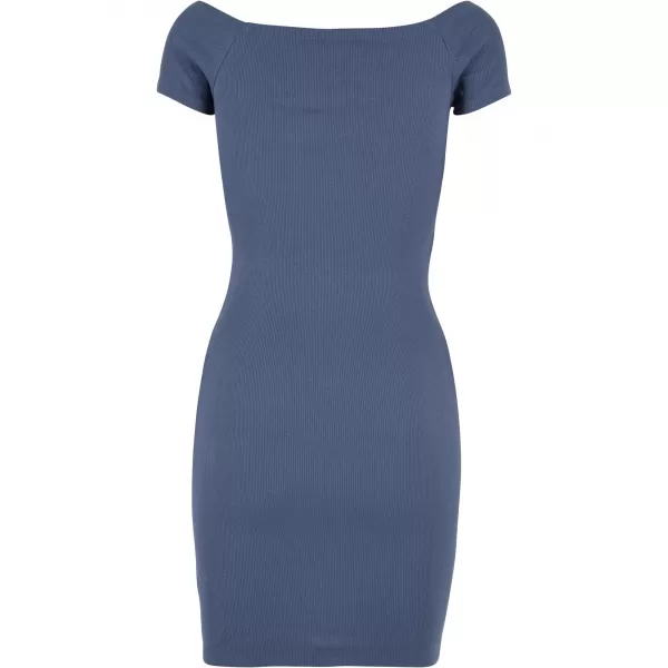  Dámské šaty URBAN CLASSICS TB1501 VINTAGE BLUE 