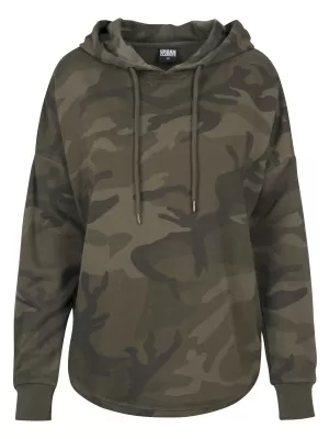 Dámská mikina URBAN CLASSICS TB1724 OLIVE CAMO