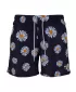 Pánské kraťasy URBAN CLASSICS TB2679 MIDNIGHT NAVY DAISY