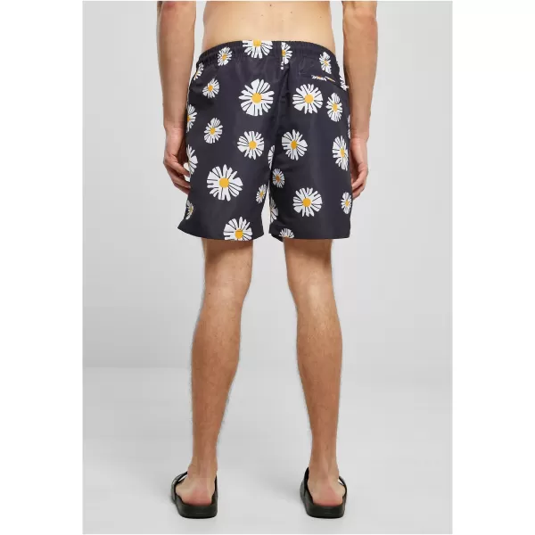  Pánské kraťasy URBAN CLASSICS TB2679 MIDNIGHT NAVY DAISY 