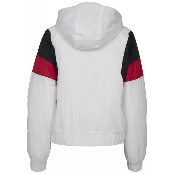 Dámská bunda URBAN CLASSICS TB2445 WHITE/NAVY/FIRE RED 
