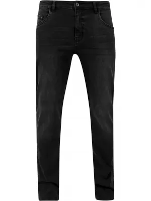 Pánské kalhoty URBAN CLASSICS TB1437 BLACK WASHED