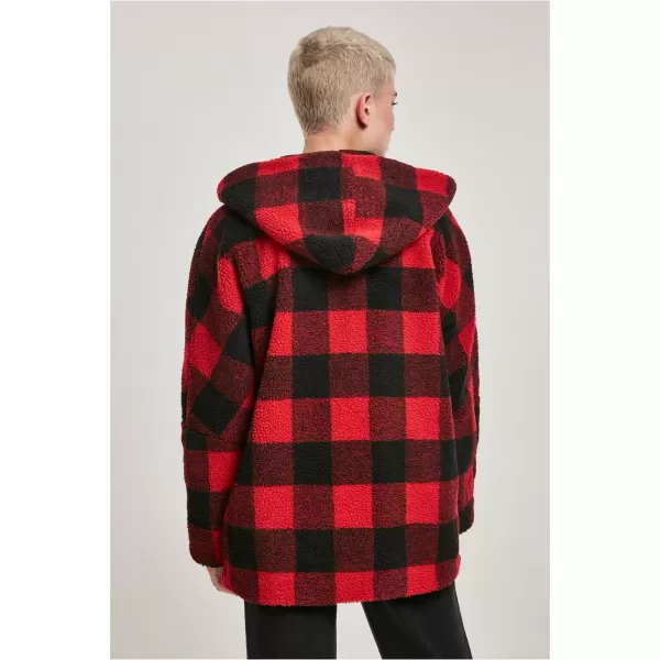  Dámská bunda URBAN CLASSICS TB3056 FIRE RED/BLACK 