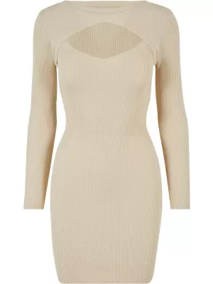 Dámské šaty URBAN CLASSICS TB1742 SAND