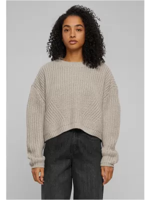 Dámský svetr URBAN CLASSICS TB2359 WARM GREY