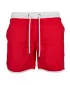 Pánské kraťasy URBAN CLASSICS TB2050 FIRE RED/WHITE