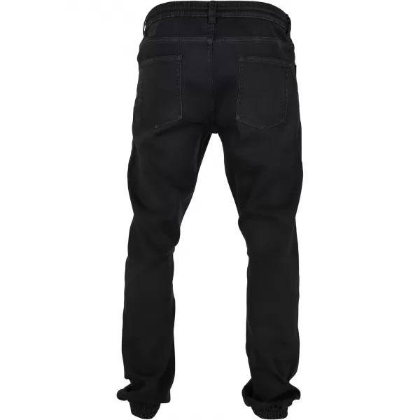  Pánské kalhoty URBAN CLASSICS TB1794 REALBLACK WASHED 