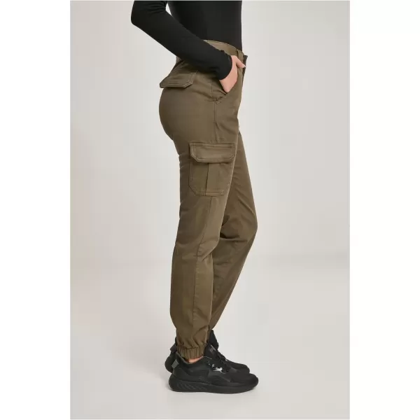  Dámské kalhoty URBAN CLASSICS TB3048 OLIVE 