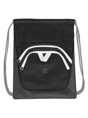 Sportovní vak URBAN CLASSICS TB1687 BLACK/BLACK/WHITE