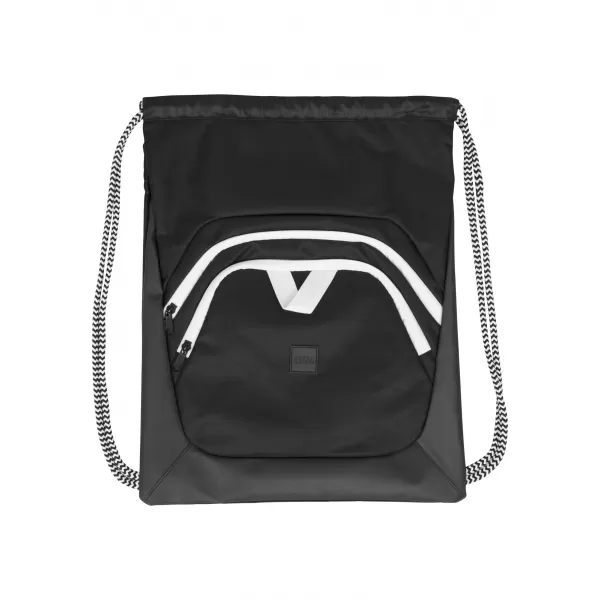  Sportovní vak URBAN CLASSICS TB1687 BLACK/BLACK/WHITE 
