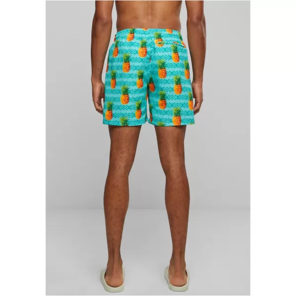  Pánské kraťasy URBAN CLASSICS TB2679 PINEAPPLE AOP 