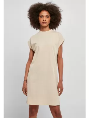 Dámské šaty URBAN CLASSICS TB1910 BÉŽOVÁ