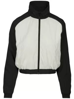 Dámská bunda URBAN CLASSICS TB2662 BLACK/WHITE