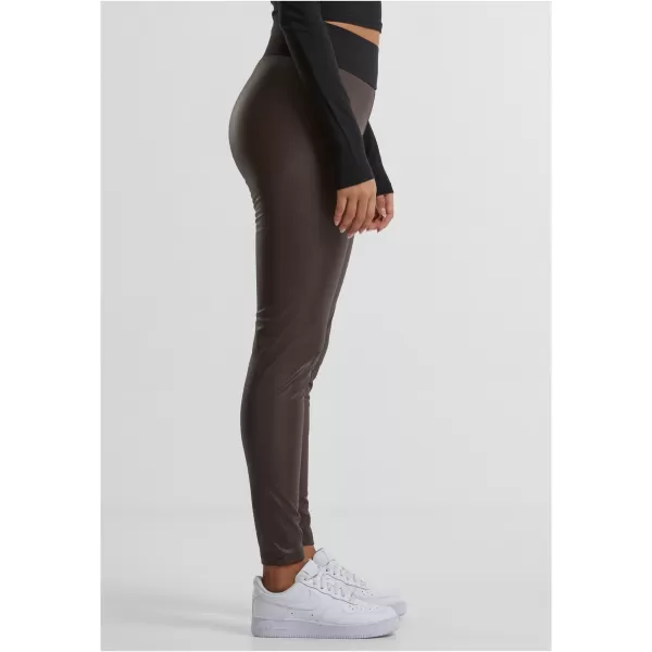  Dámské legíny URBAN CLASSICS TB3001 BROWN 