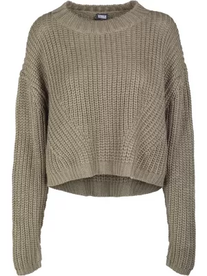 Dámský svetr URBAN CLASSICS TB2359 OLIVE