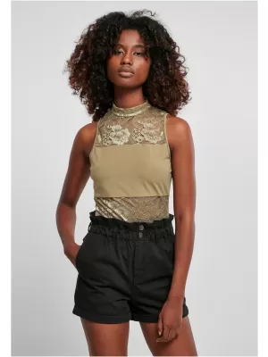 Dámské body URBAN CLASSICS TB2591 KHAKI