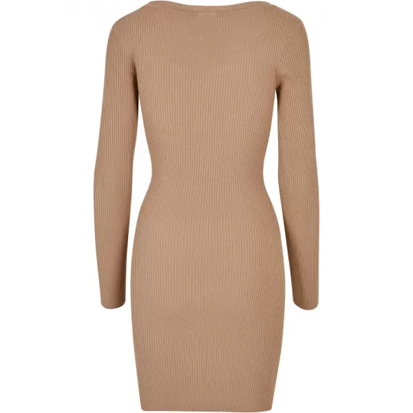  Dámské šaty URBAN CLASSICS TB1742 UNION BEIGE 