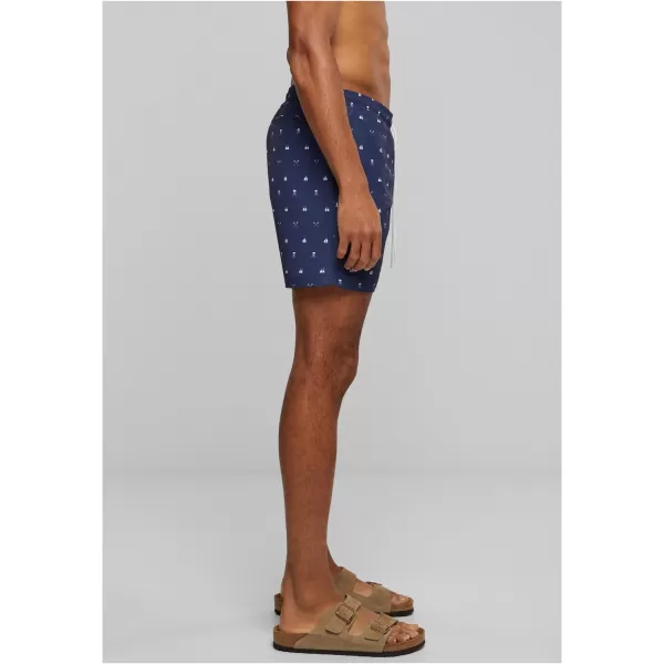  Pánské kraťasy URBAN CLASSICS TB2679 SKULLANDYACHT AOP 