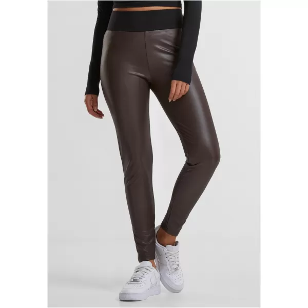  Dámské legíny URBAN CLASSICS TB3001 BROWN 