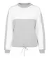 Dámská mikina URBAN CLASSICS TB1842 GREY/WHITE