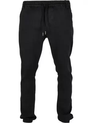 Pánské kalhoty URBAN CLASSICS TB1794 REALBLACK WASHED