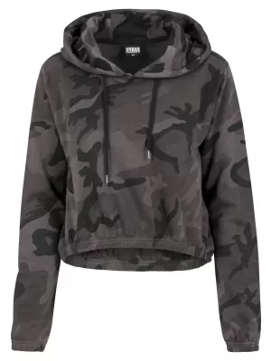 Dámská mikina URBAN CLASSICS TB1636 DARK CAMO