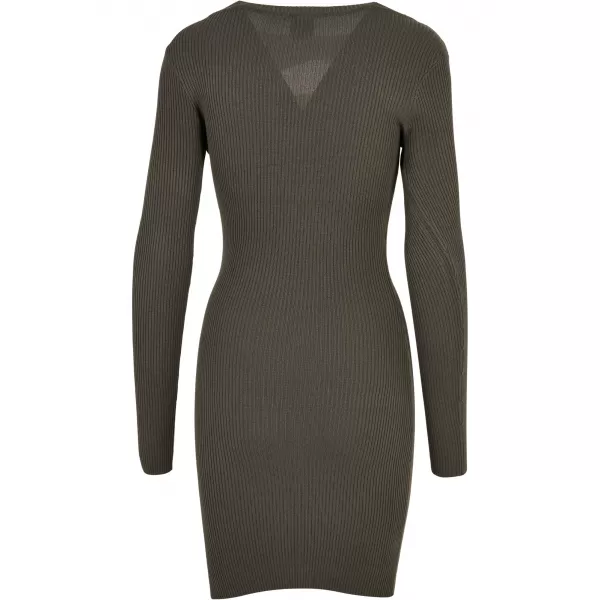  Dámské šaty URBAN CLASSICS TB1742 OLIVE 