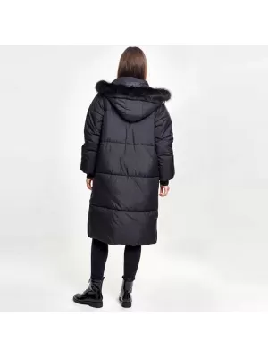 Dámský kabát URBAN CLASSICS TB2382 BLACK/BLACK