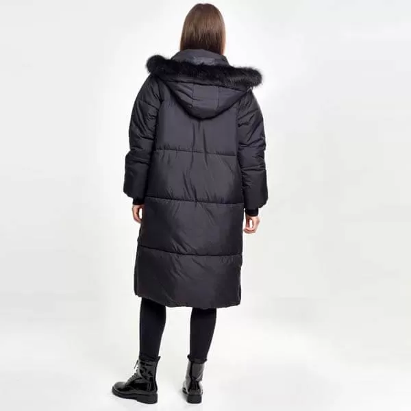  Dámský kabát URBAN CLASSICS TB2382 BLACK/BLACK 