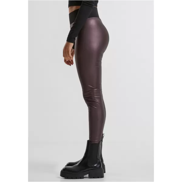  Dámské legíny URBAN CLASSICS TB3001 RED WINE 