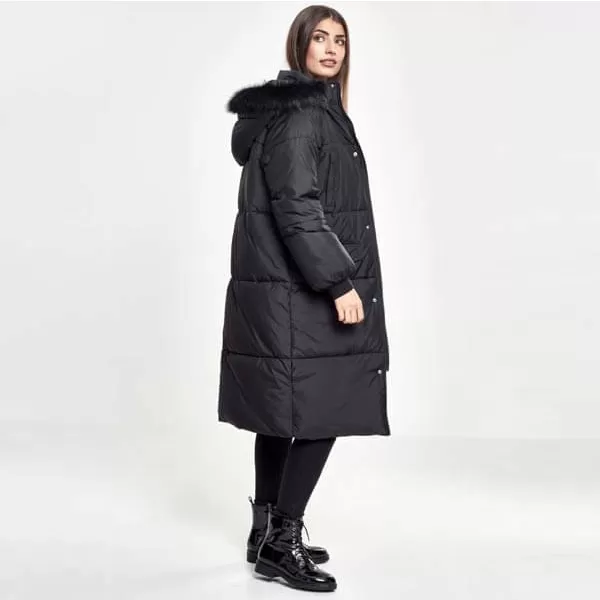  Dámský kabát URBAN CLASSICS TB2382 BLACK/BLACK 