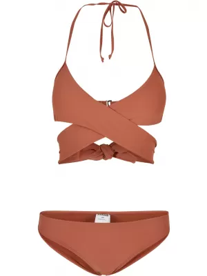 Dámské plavky URBAN CLASSICS TB1486 TERRACOTTA