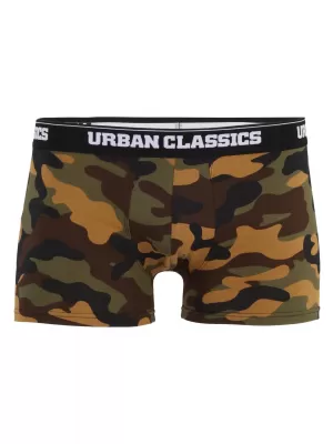 Pánské boxerky URBAN CLASSICS TB2047 WOOD CAMO/DARK CAMO
