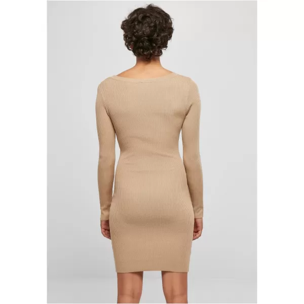  Dámské šaty URBAN CLASSICS TB1742 UNION BEIGE 