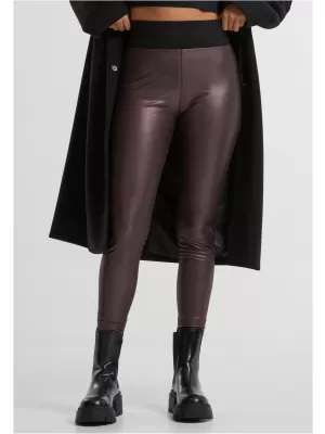 Dámské legíny URBAN CLASSICS TB3001 RED WINE