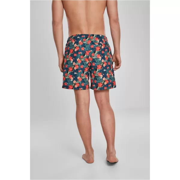  Pánské kraťasy URBAN CLASSICS TB2679 BLACK/TROPICAL 