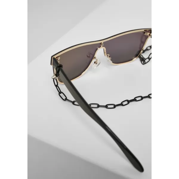  Sluneční Brýle URBAN CLASSICS TB2569 BLACK/GOLD MIRROR 